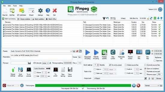 for windows download FFmpeg Batch Converter 3.0.0