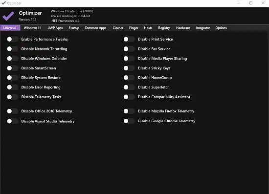 optimizer-portable