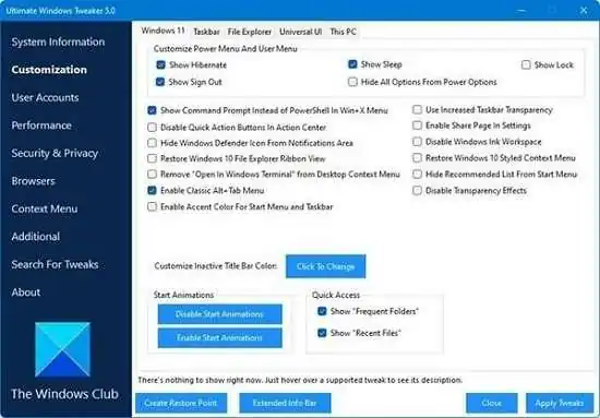 windows-11-tweaker